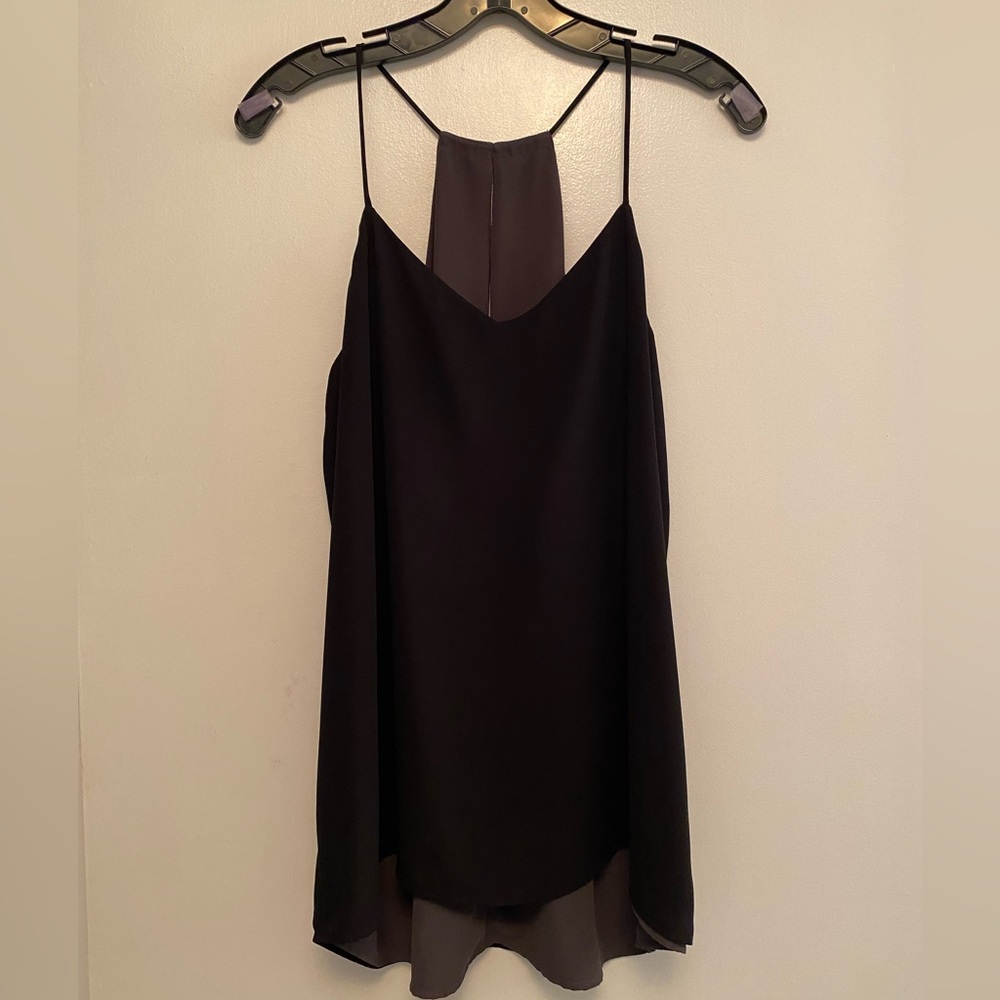 Express Black V-neck tank top